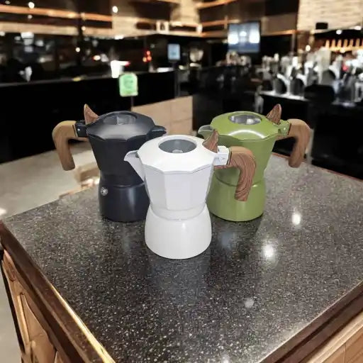 Moka Pot [3 Cup Italian Coffee Pot] – Colored